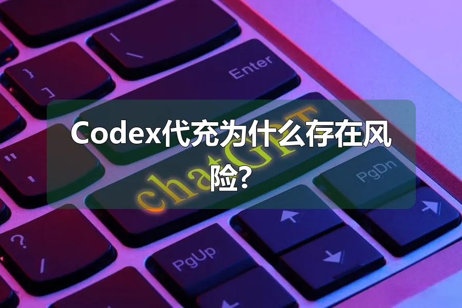 Codex代充为什么存在风险?
